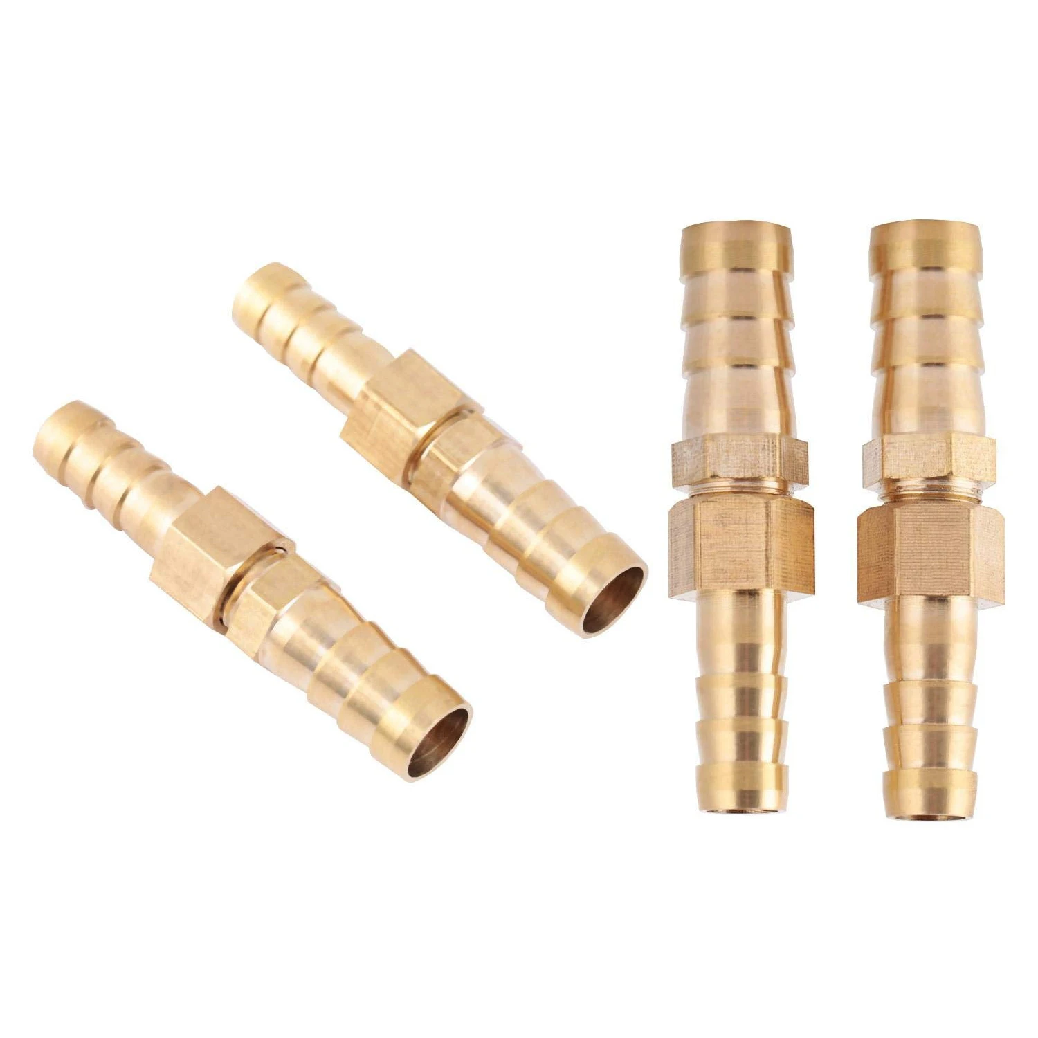 

2 Copper Two-Way Pagoda In-Line Quick Conversion Joints, Variable Diameter Water Pipe Joints And Hoses