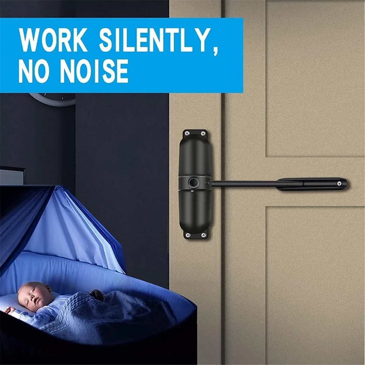 Автоматические Дверные приборы с пружинным замком регулируемый закрывающий