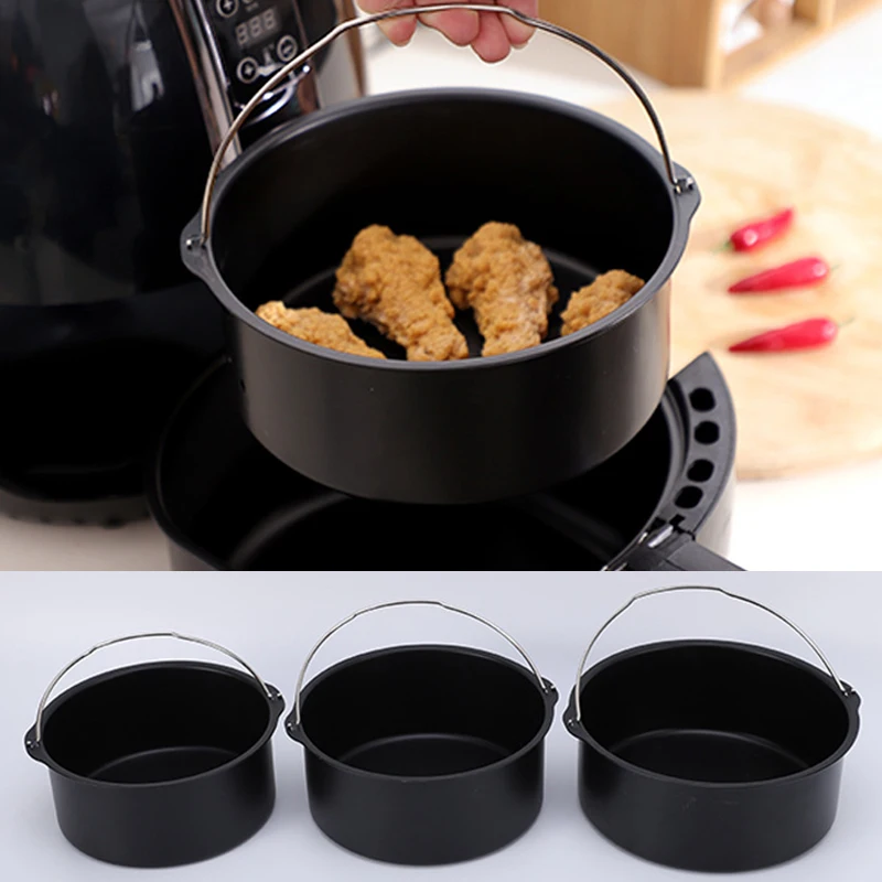 

Антипригарная форма для выпечки 8/6 дюйма, круглая поднос, сковорода, корзина для запекания пиццы, торта, посуда для выпечки, кухонный инструм...