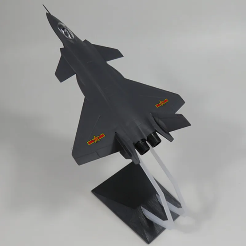 

1:72 ABS Static Simulation Fighter Military Aircraft model China J-20 Fighter Airlines Assembled airplane model Plane DIY