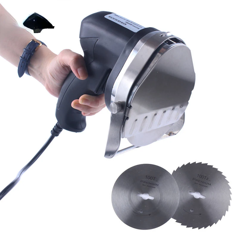 

Electric Barbecue Meat Slicer Kebab Slicer Doner Knife with 2 blades Gyro Knife For shawarma Roast meat cutter machine EU