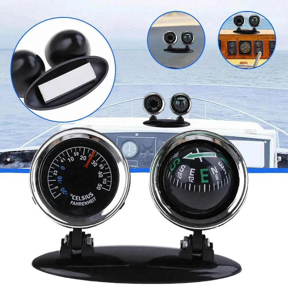 

Автомобильный декоративный термометр, компас, многофункциональное направление, аксессуары для интерьера автомобиля, подарки 81*53*41 мм