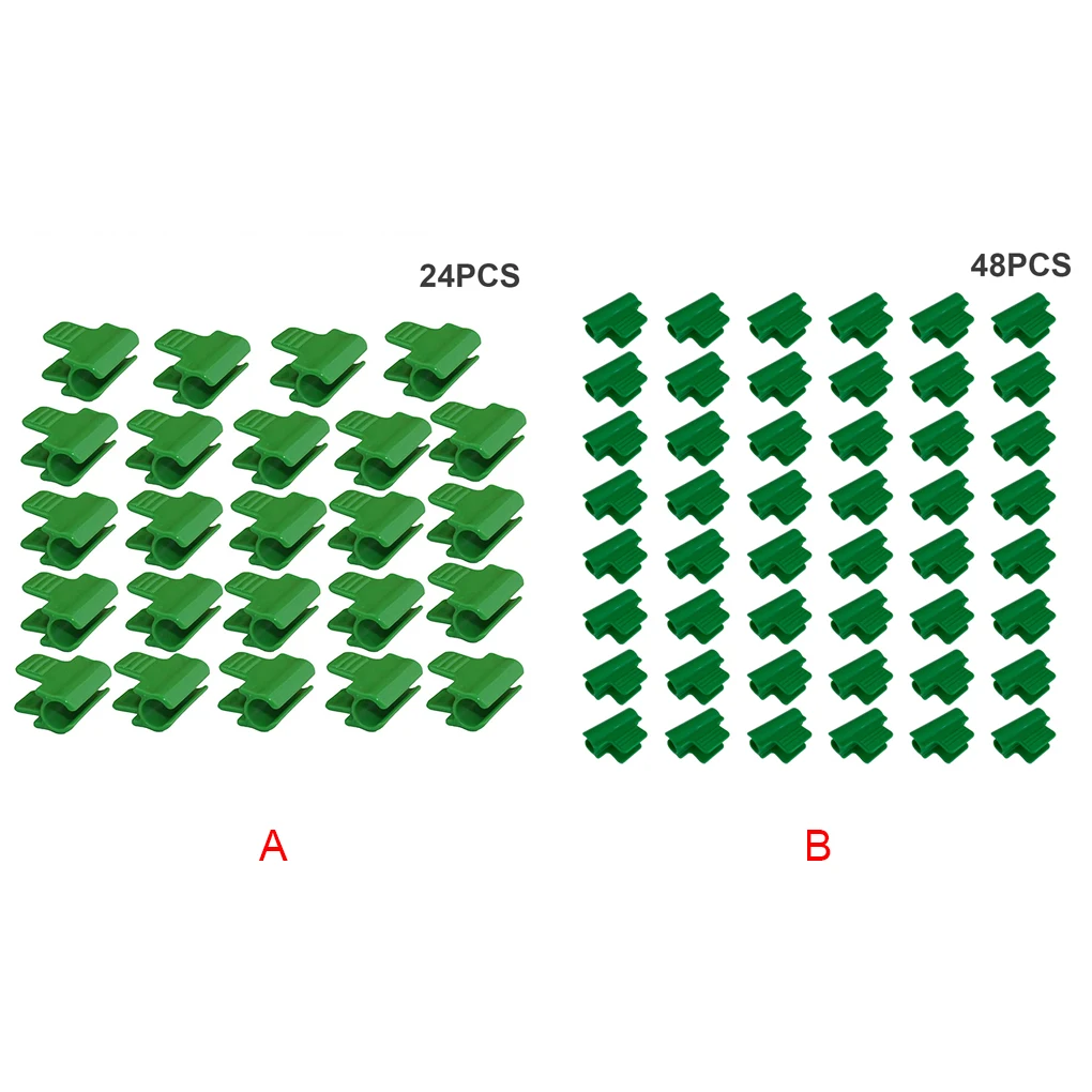 

11 см пленочные зажимы для теплиц, Пластиковая Обложка в ряды, рамка для удлинения сезона, зажимы, товары для садоводства, 48 шт.