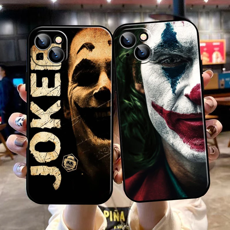 

Funny Joker Clown For Apple iPhone 13 12 11 Pro Max 13 12 Mini 5 5s 6 6S 7 8 Plus SE 2020 X XR XS Max Phone Case Liquid Silicone