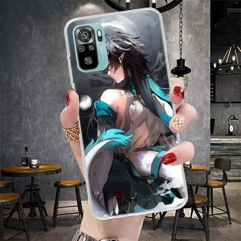 Мягкий чехол для телефона Honkai Star Rail Dan Heng Xiaomi Redmi Note 12 12S 13 11 11S 10 10S 11T 11E Pro Plus 9 9S 8 8T 7