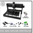 DIY CNC 3020 Модернизированный гравировальный станок деревообрабатывающий фрезерный станок лазерный гравер с управлением GRBL с автономным управлением