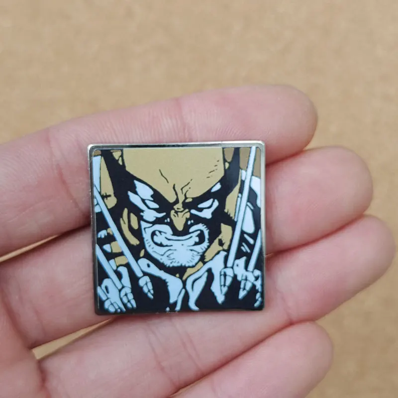 

Disney Pins Creative X-Men Wolverine Metal Emblem Fashion Bag Accessories Women's Clothing Decoration Children's Schoolbag Gift