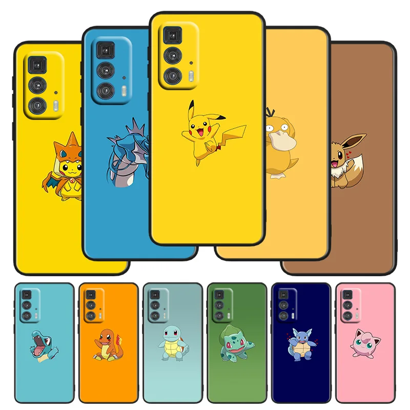 

Cartoon Pokemon Pikachu Phone Case For Motorola G 200 100 71 60S 51 50 41S 40 31 30 10 9 8 Fusion Power Lite Plus Black