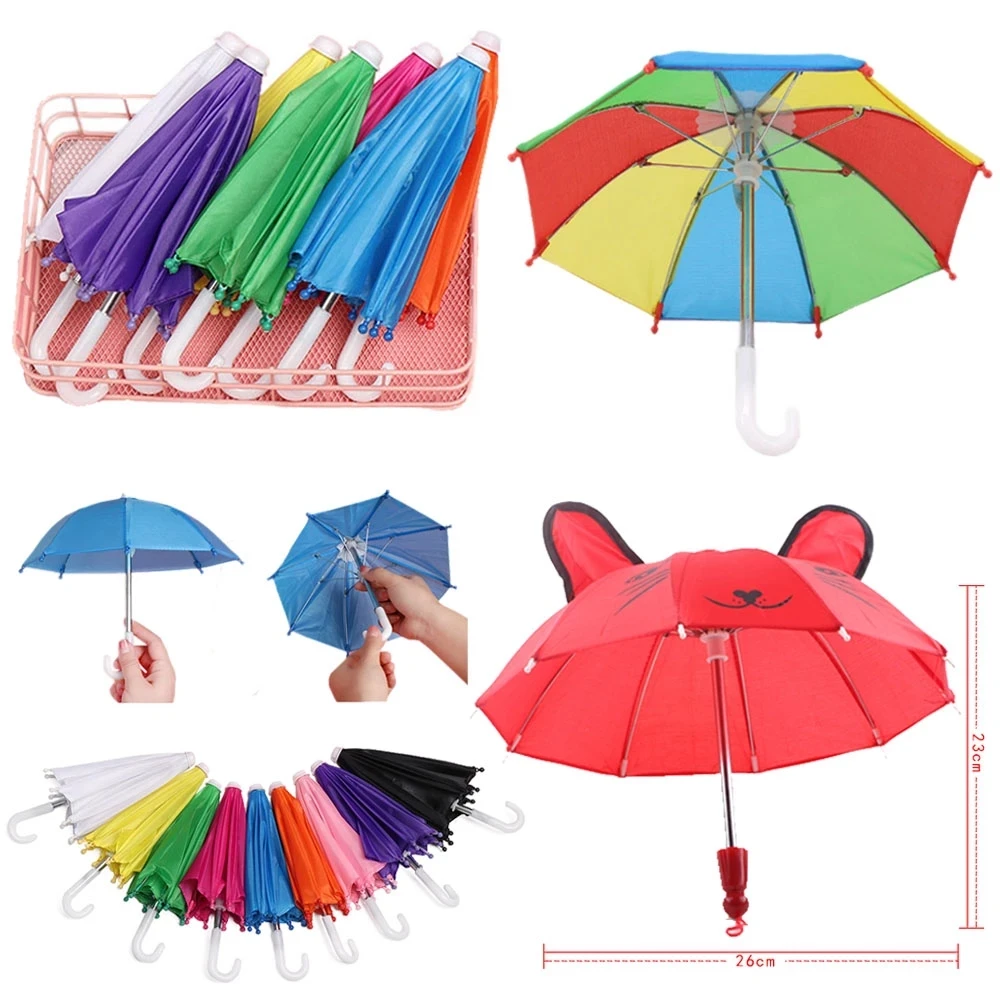 

Doll Umbrella BJD 1/3 1/4 Mini Umbrella Rain Gear For 18 Inch American Of Girl`s &43Cm Baby New Born Doll Zaps Generation Toy