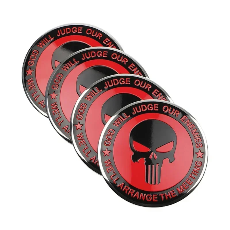 

Автозапчасти для ступиц, центральные колпаки колес автомобиля, наклейка на колпак автомобиля с черепом, персонализированная алюминиевая наклейка на ступицу шин, украшение, аксессуары для шин