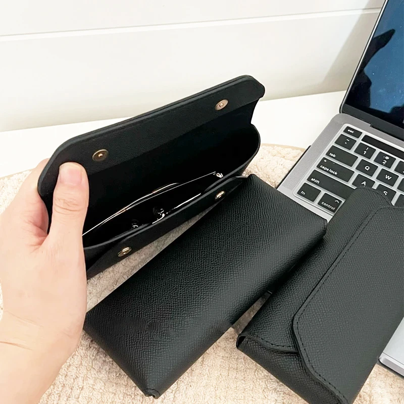 Сумка для хранения очков из искусственной кожи с именем заказчика роскошный