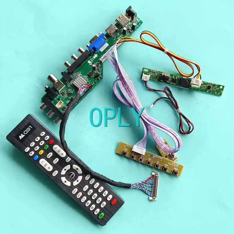 

DVB LCD Display Panel Drive Board Fit LM220WE5 LTM220MT12 M220Z3 1680*1050 USB AV RF LVDS 30 Pin 22" DIY Kit HDMI-Compatible VGA