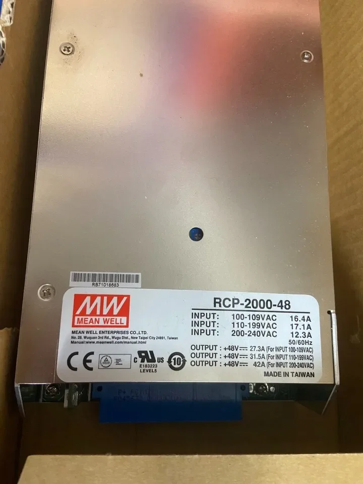 Тайваньский импульсный источник питания Mingwei RCP-2000-12 1200 Вт 12 В 100 А авторизованное