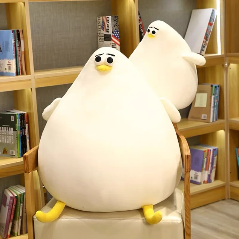 

26/38cm Giant Round Soft Penguin Plush Pillow Fluffy Lazy Sofa Living Room Decoration Nice Plush Toy for Kids Surprise Gift