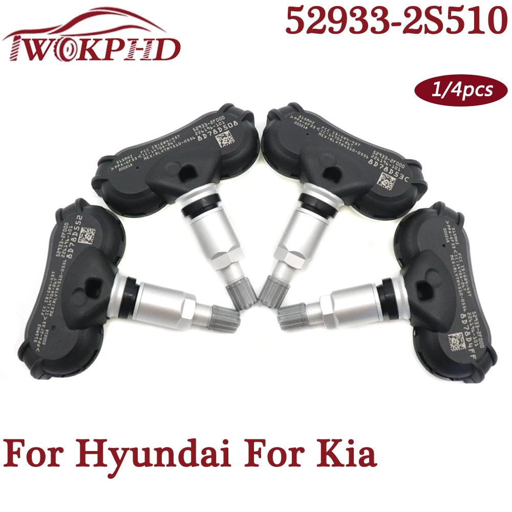 Система контроля давления в шинах TPMS 52933-2S510 для HYUNDAI TUCSON KIA SPORTAGE 2014-2016 315 МГц 529332S500