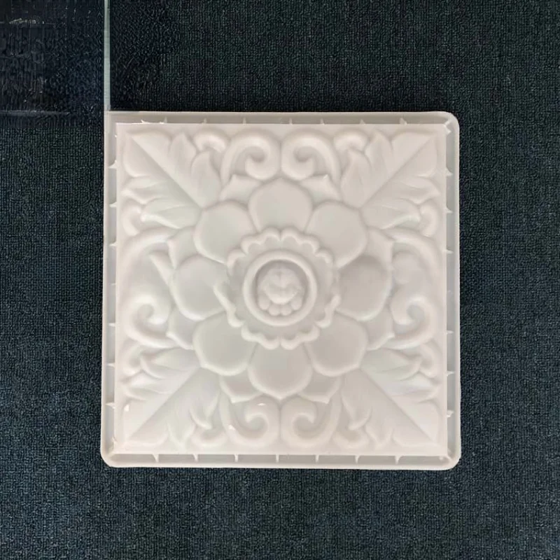 

In Chinese Antique Style Brick Carving Plastic Mold Courtyard Decoration Paving Floor Tile Shadow Wall Cement Relief Template