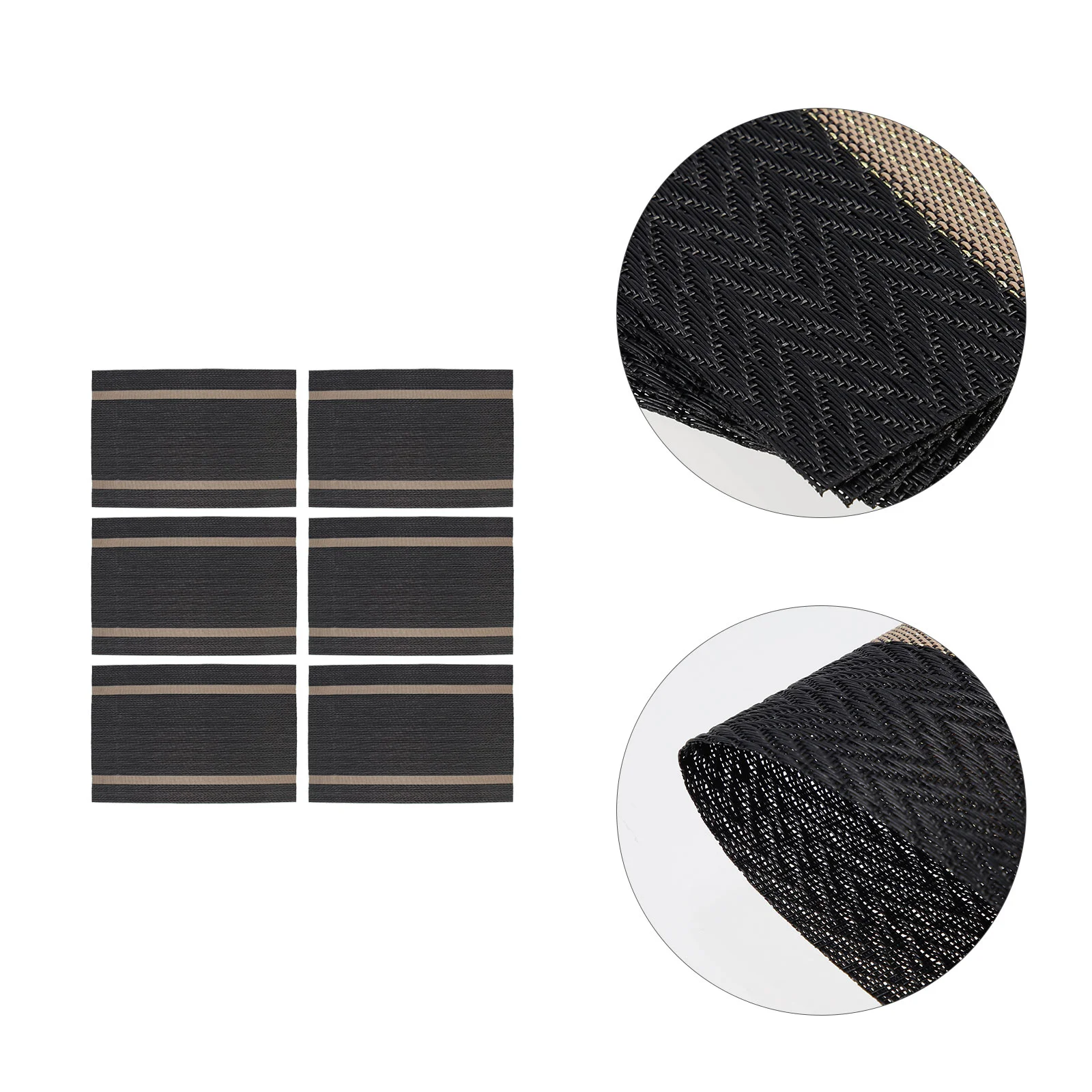 

Table Mat Placemats Mats Coaster Placemat Pad Dining Kitchen Pvc Dinner Cup Coasters Desk Place Resistant Heat Decorative