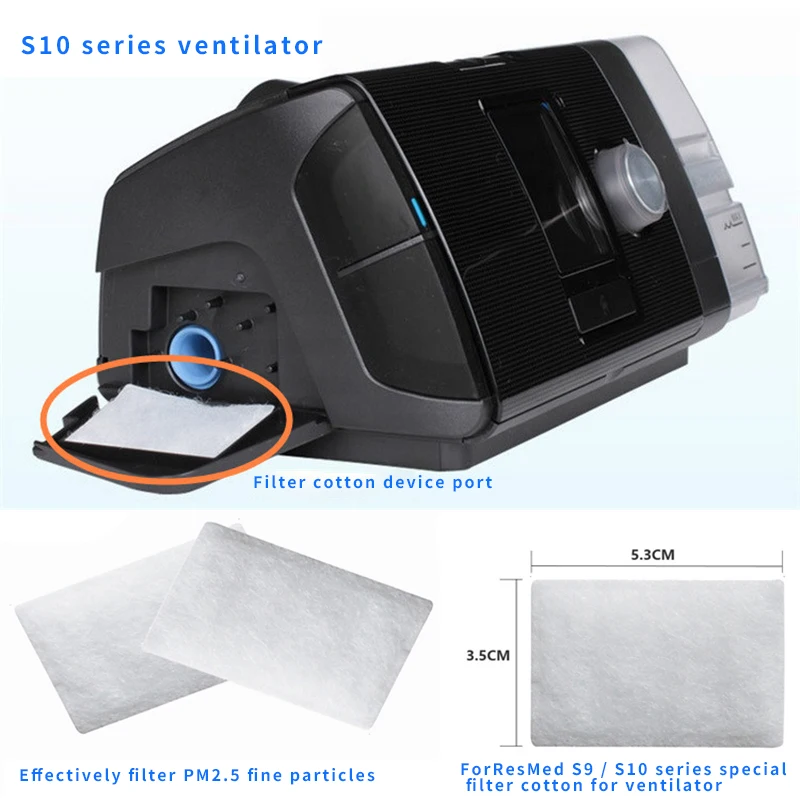 CPAP воздушный фильтр-сверхтонкие одноразовые сменные фильтры для машин-20