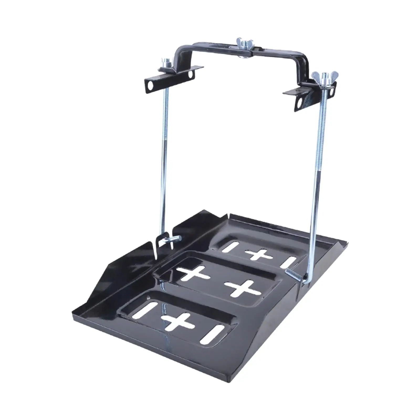 Battery Holder Tray Storage Bracket Kit Adjustable Clamp Fixing Bolts Car Accessory for Marine Boats Cars RV