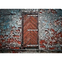 shengyongbao thick cloth photography backdrops prop classical wooden doors theme photography background gd20518 01
