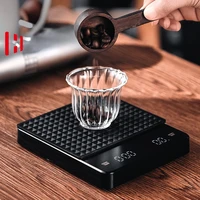 3000g0 1g mini coffee scale with timer usb charging food scale high precision electronic digital italian coffee scale balance