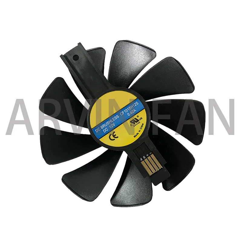 Аксессуары для Sapphire RX590 RX580 RX480 охлаждающий вентилятор GPU RX570 VEGA/570, замена карточек FD10015M12D CF1015H12D, 1 шт.