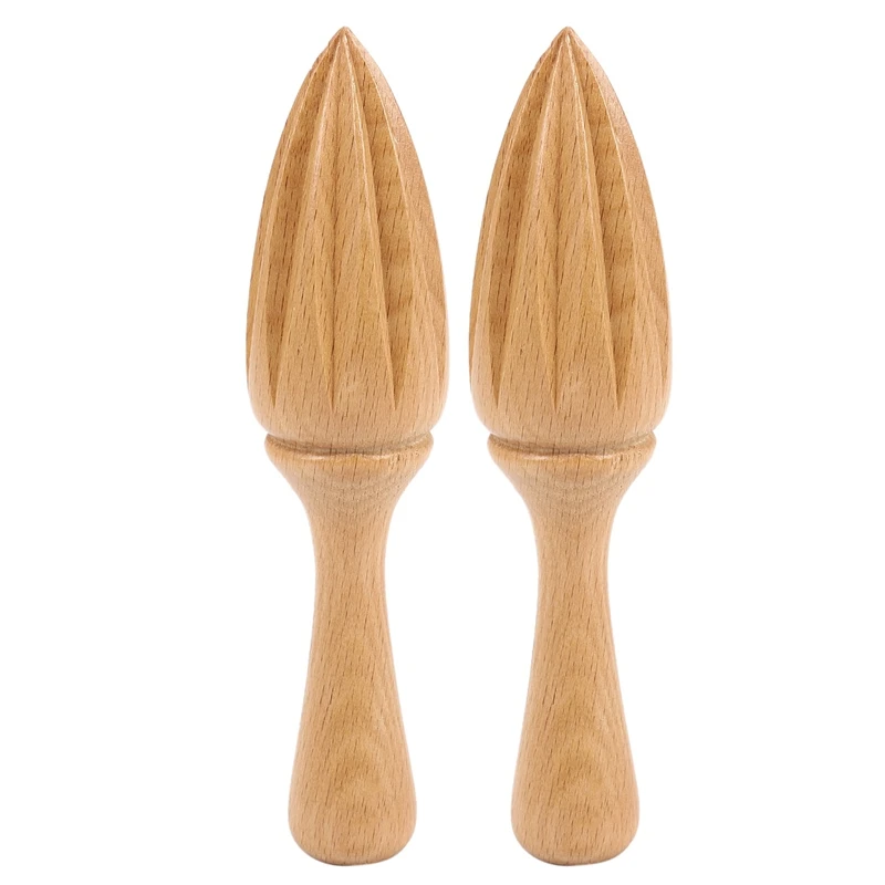 

2Pcs Wooden Lemon Squeezer Mini Juicer Fruit Orange Citrus Juice Extractor Reamer New Multifunctional Kitchen Tool
