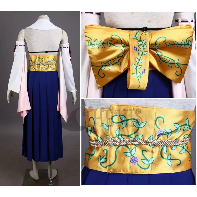 Athemis Final Fantasy Ten Yuna костюм для косплея высокого качества такой же как оригинальный