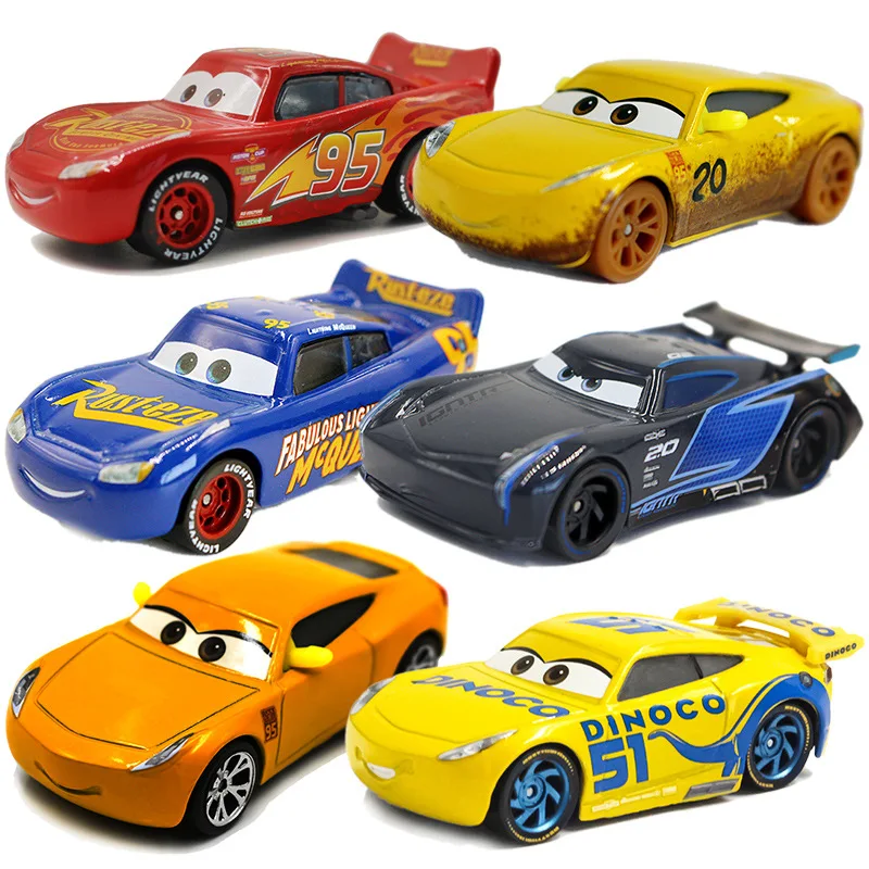 

Disney Pixar Cars Scarcity Version Lightning McQueen Curz Ramirez Tex Dinoco Sarge Metal Diecast Vehicle Model Toy Children Gift