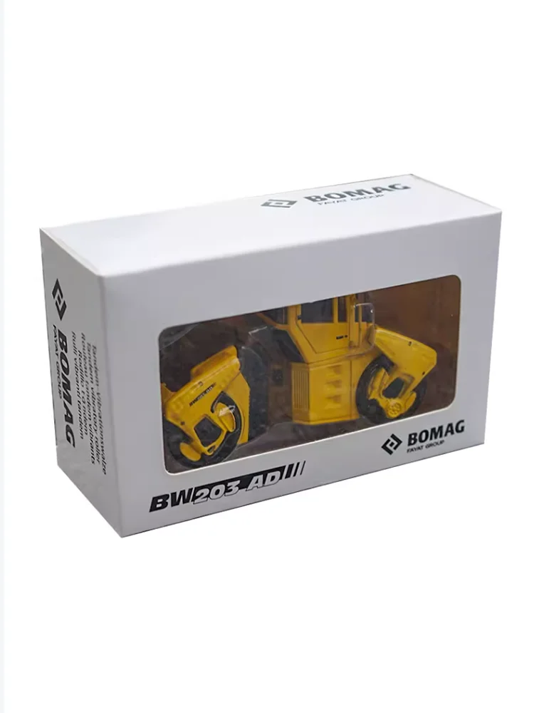 Литой каток в масштабе 1:50 BOMAG BW203AD барабанный ролик инженерная механическая