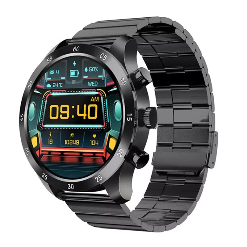 

Smart Watch Men 1.32inch Split Screen Bluetooth Call Music Player Rotary Encoder Blood Pressure Oxygen Heart Rate Smartwatch