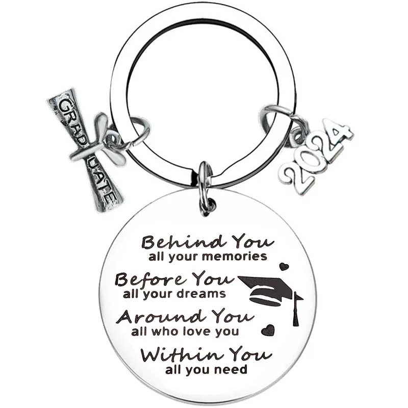 2024 подарок на выпускной брелок для женщин нее него одноклассников