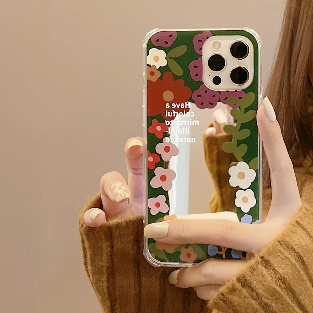 Зеркальный мягкий акриловый чехол для iPhone 13 11 12 Pro Max XS X XR Mini 7 8 Plus SE 2 10 шт. |
