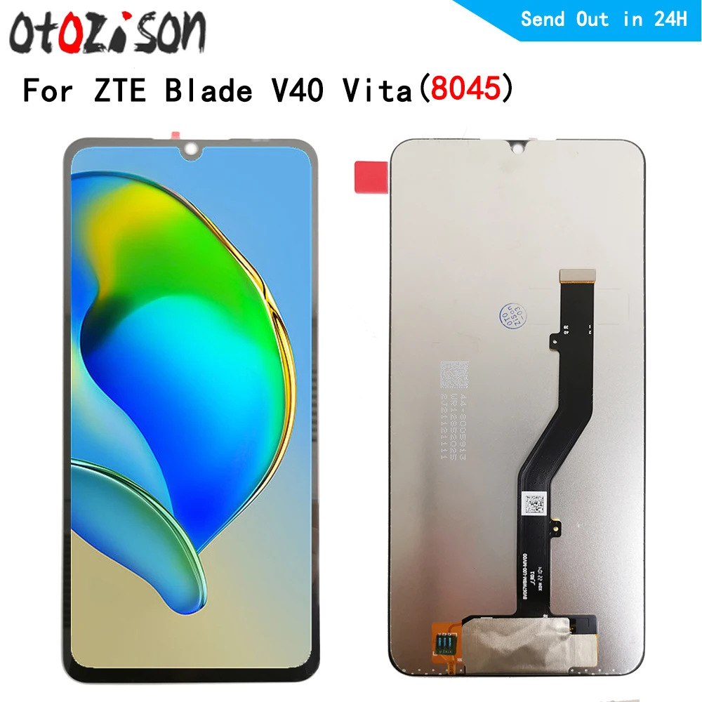 

ЖК-дисплей 6,75 дюйма с рамкой для ZTE Blade V40 Vita 8045, сенсорный экран с дигитайзером в сборе, сменный модуль дисплея V40Vita