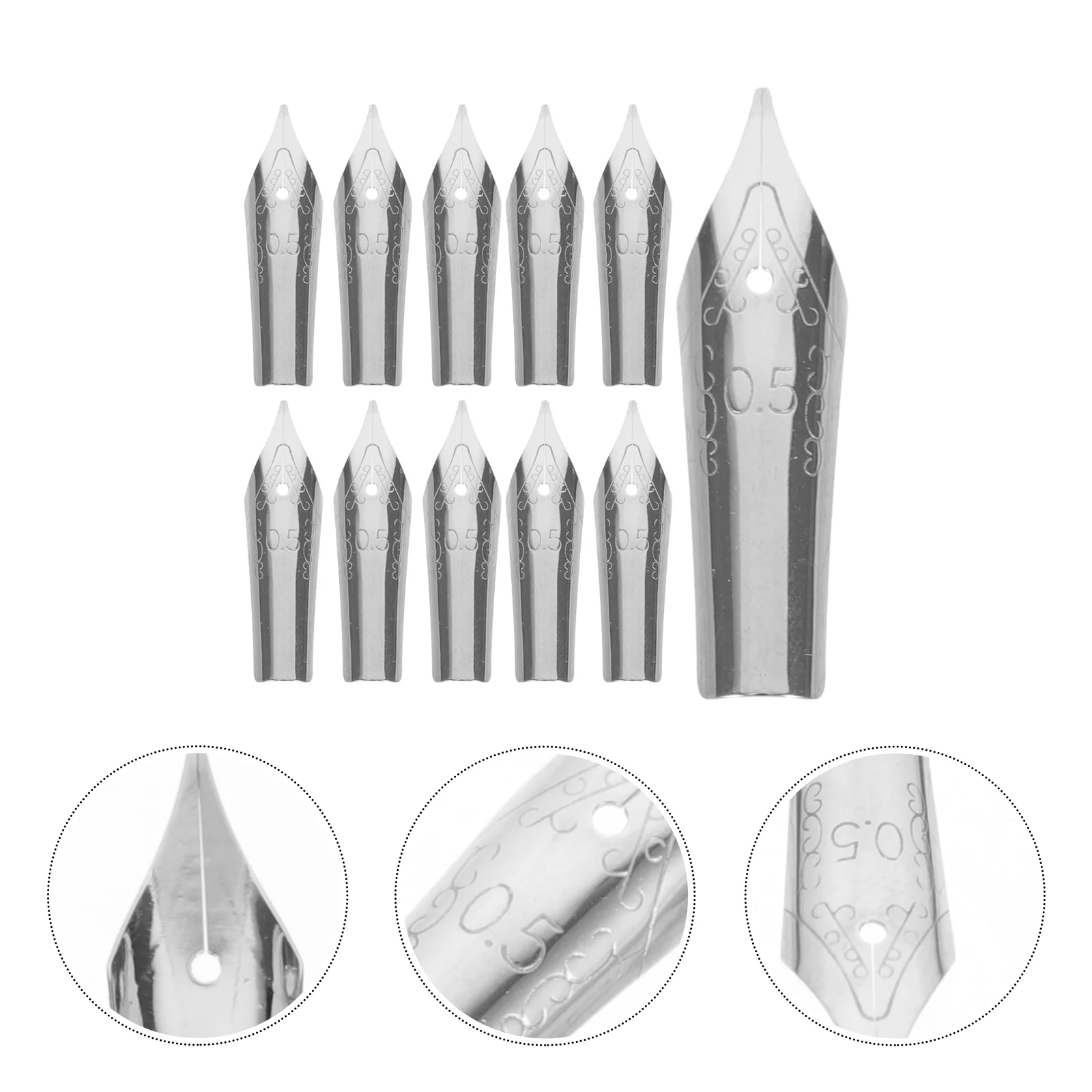 

30 Pcs Stationery Supplies Fountain Pen Spare Accessories Students Stationeries Replace Ink Nibs Tips