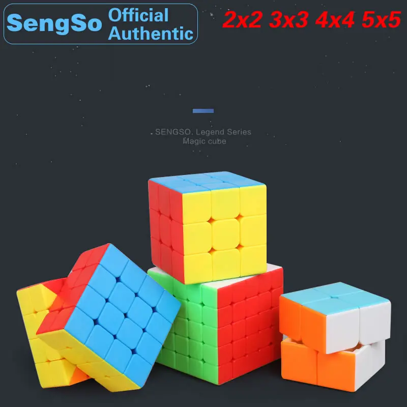 

ShengShou Legend 2x2x2 3x3x3 4x4x4 5x5x5 Magic Cube SengSo Stickerless 2x2 3x3 4x4 5x5 Speed Puzzle Brain Teaser Educational Toy