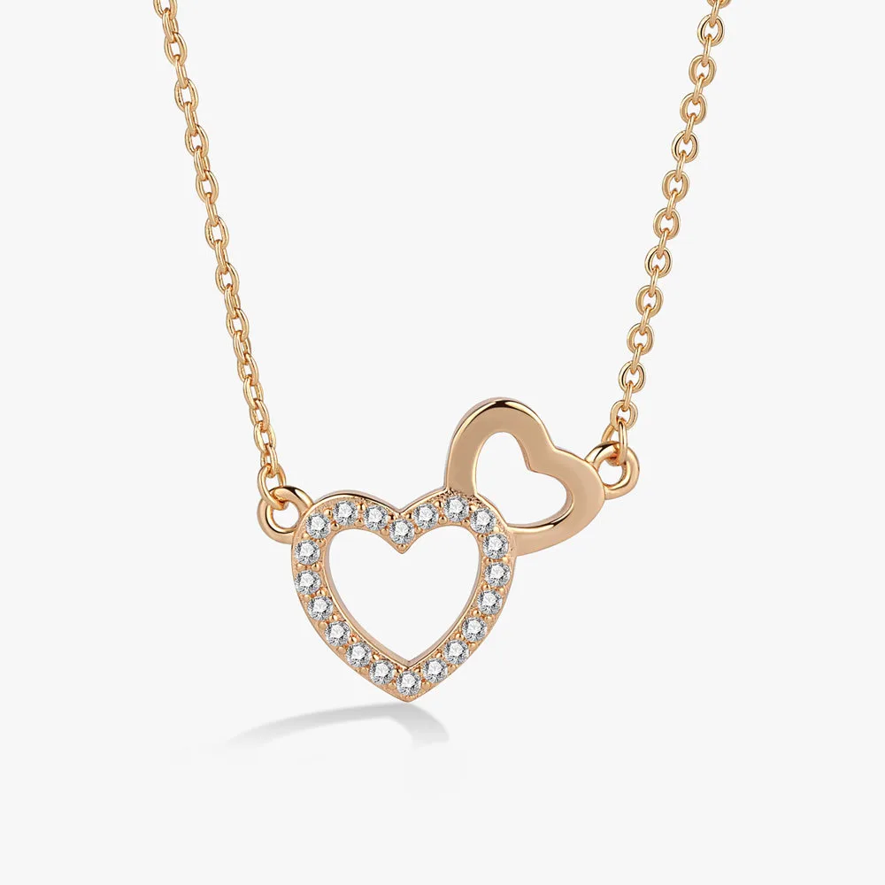 

Женское колье-чокер из серебра 925 пробы, с цирконом