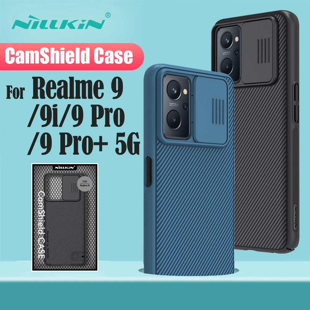 

For OPPO Realme 9 Pro / Pro+ Plus 5G Case NILLKIN CamShield Case Slide Camera Lens Privacy Protection Back Cover For Realme 9 9i