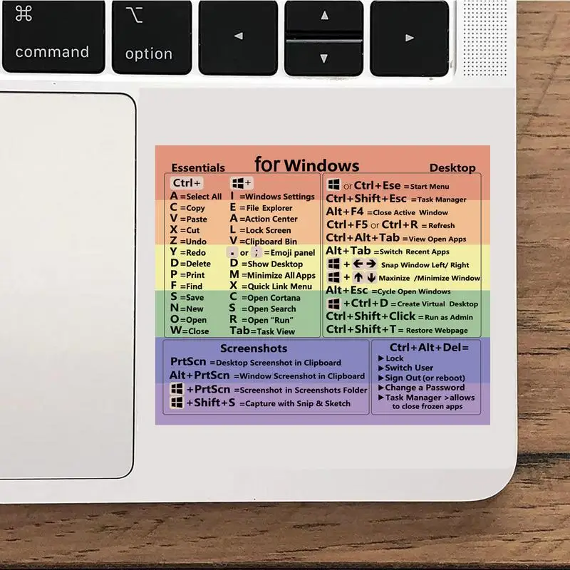 Наклейки на клавиатуру Mac, наклейки на клавиатуру Word Excel, наклейки на клавиатуру для Windows OS Macbook