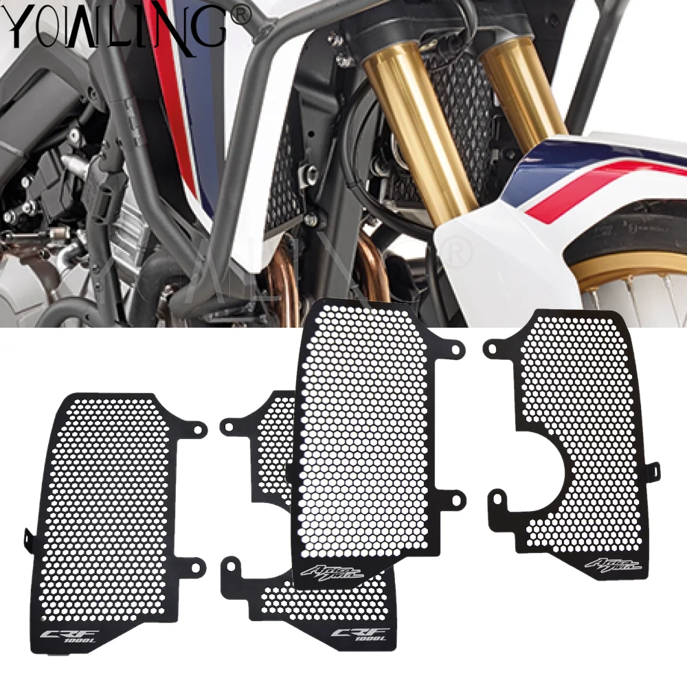 

For Honda CRF1000L Africa Twin CRF 1000 L Adventure Sports 2016 2017 2018 2019 Motorcycle Radiator Grille Guard Cover Protection