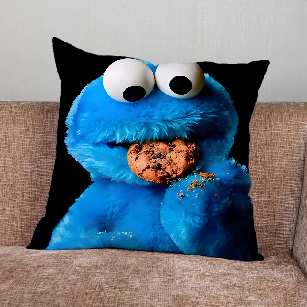 Фото Забавная наволочка C-Cookie-M-Monster для дома, спальни, автомобиля, офиса, украшения, гостиной, дивана, наволочка, подходит №3