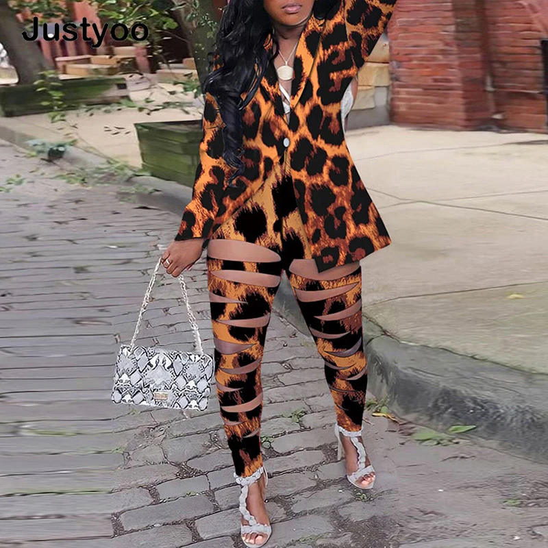 

Женский офисный костюм из двух предметов, блейзер с отложным воротником и длинным рукавом и облегающие брюки с высокой талией, осень 2022