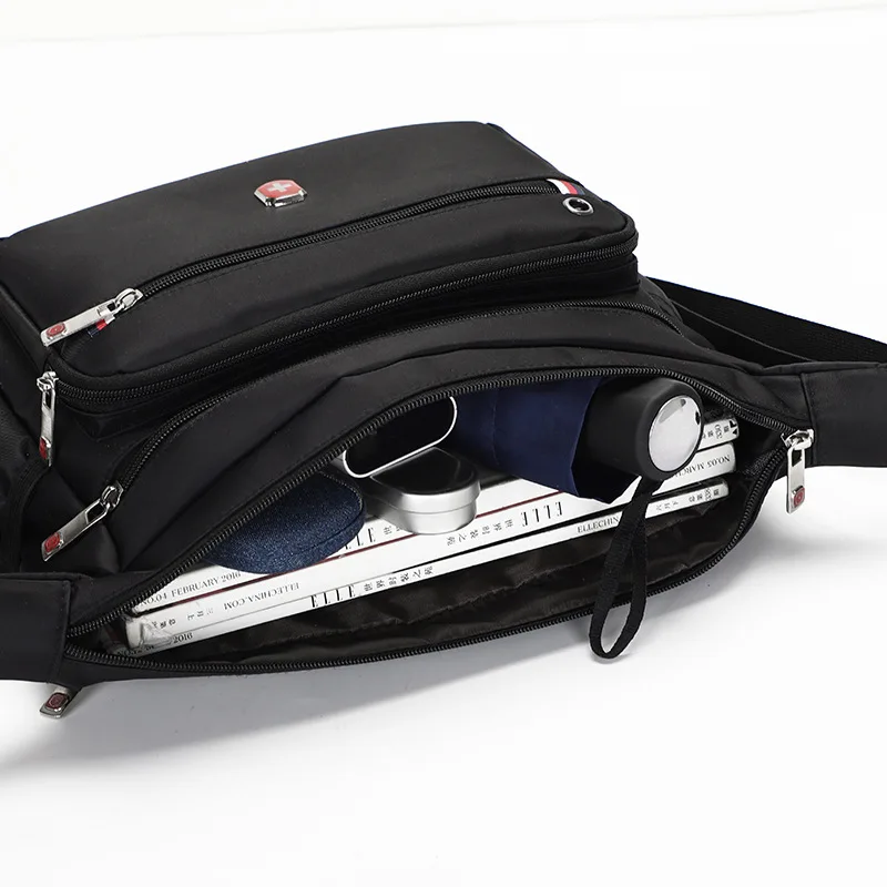 2023 New Men's Shoulder Bag Fashion Business Messenger bag Student Messenger Bag Large Capacity Waterproof Men's Messenger Bag