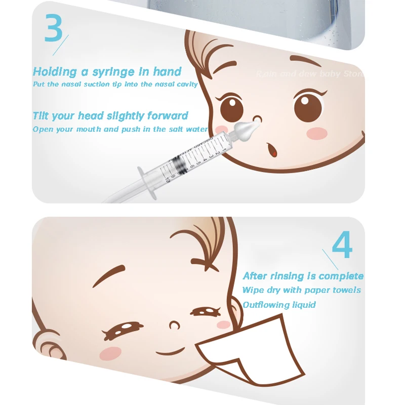 ZK30 10 мл 2 шт. средство для чистки детской носовой системы | Мать и ребенок