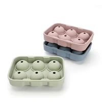 1pcs ice cube ball maker mold mould brick round bar accessiories high quality random color ice mold kitchen tools