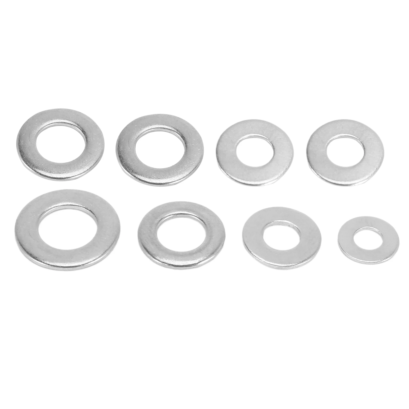 Метрическая шайба Смешанная (200 упаковка) M3 M4 M5 &amp M6 плоские шайбы толстой формы из