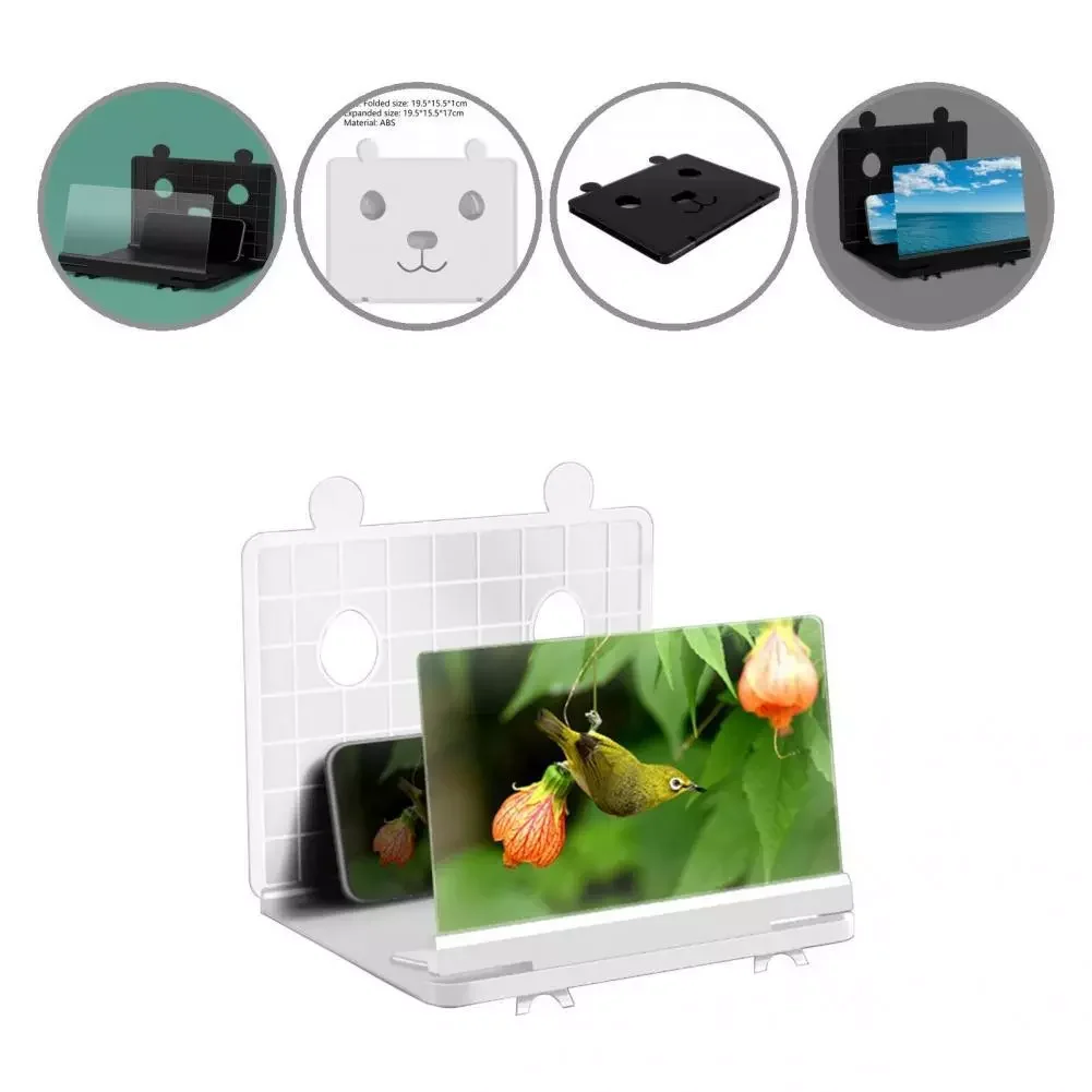 

High Clarity Reliable Screen Amplifier Desktop Holder Lightweight Screen Amplifier Practical for Home