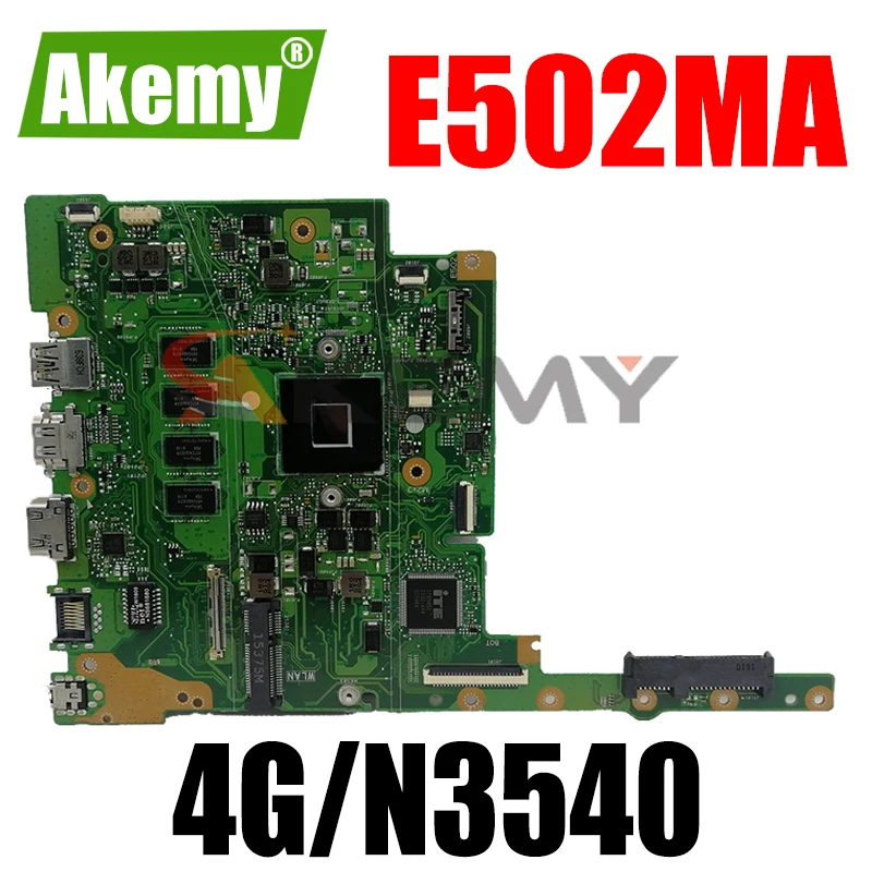 

E502MA MAIN_BD._4G/N3540/AS 90NL0020-R0001 Mainboard For ASUS E502MA E502 E502M E402MA Laptop motherboard 100% Test