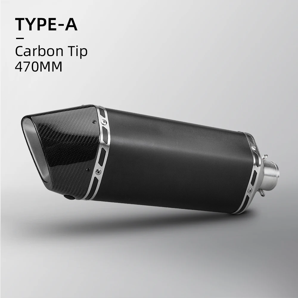 

Мотоциклетный высокопроизводительный глушитель 51 мм Универсальный выхлопной глушитель M1 из углеродного волокна