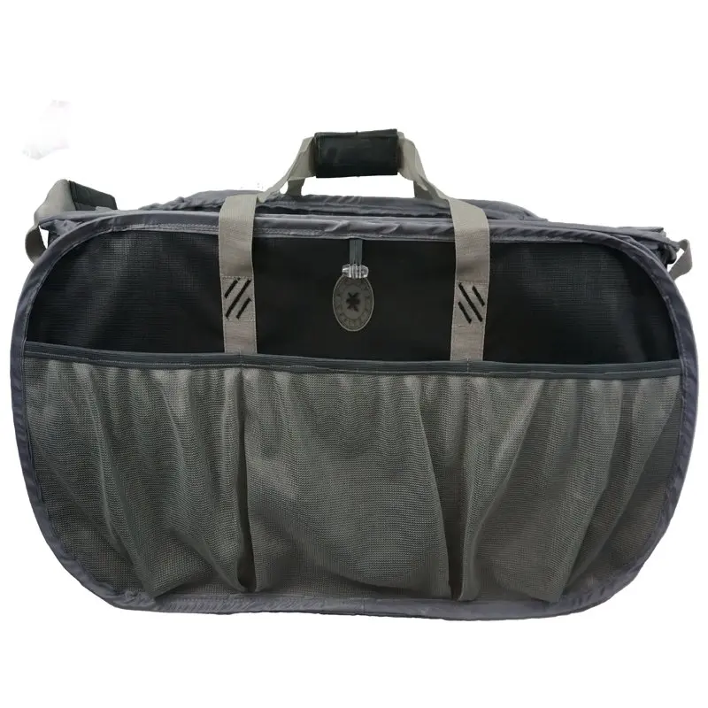 K-Cliffs Heavy Duty Trunk Organizer Large Pop-up Grocery Cargo Bag, Black Web Stich